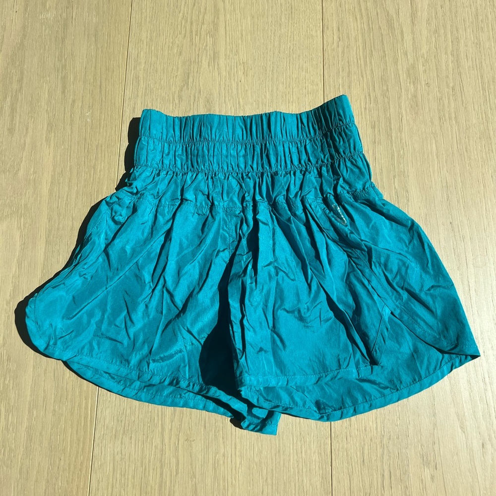 Free People Movement Shorts Blue